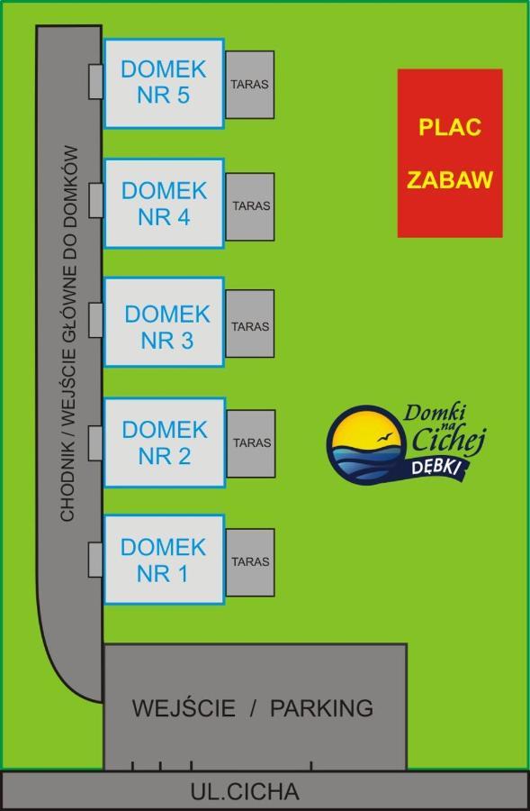 Domki Na Cichej Дембкі Екстер'єр фото